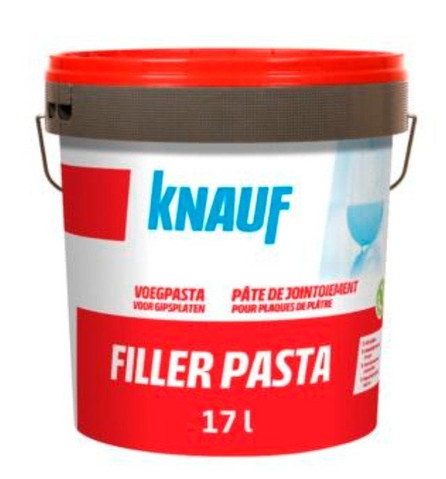 Knauf Voegpasta Filler Pasta 17l, Bricolage & Construction, 15 à 20 litres, Enlèvement, Neuf, Blanc