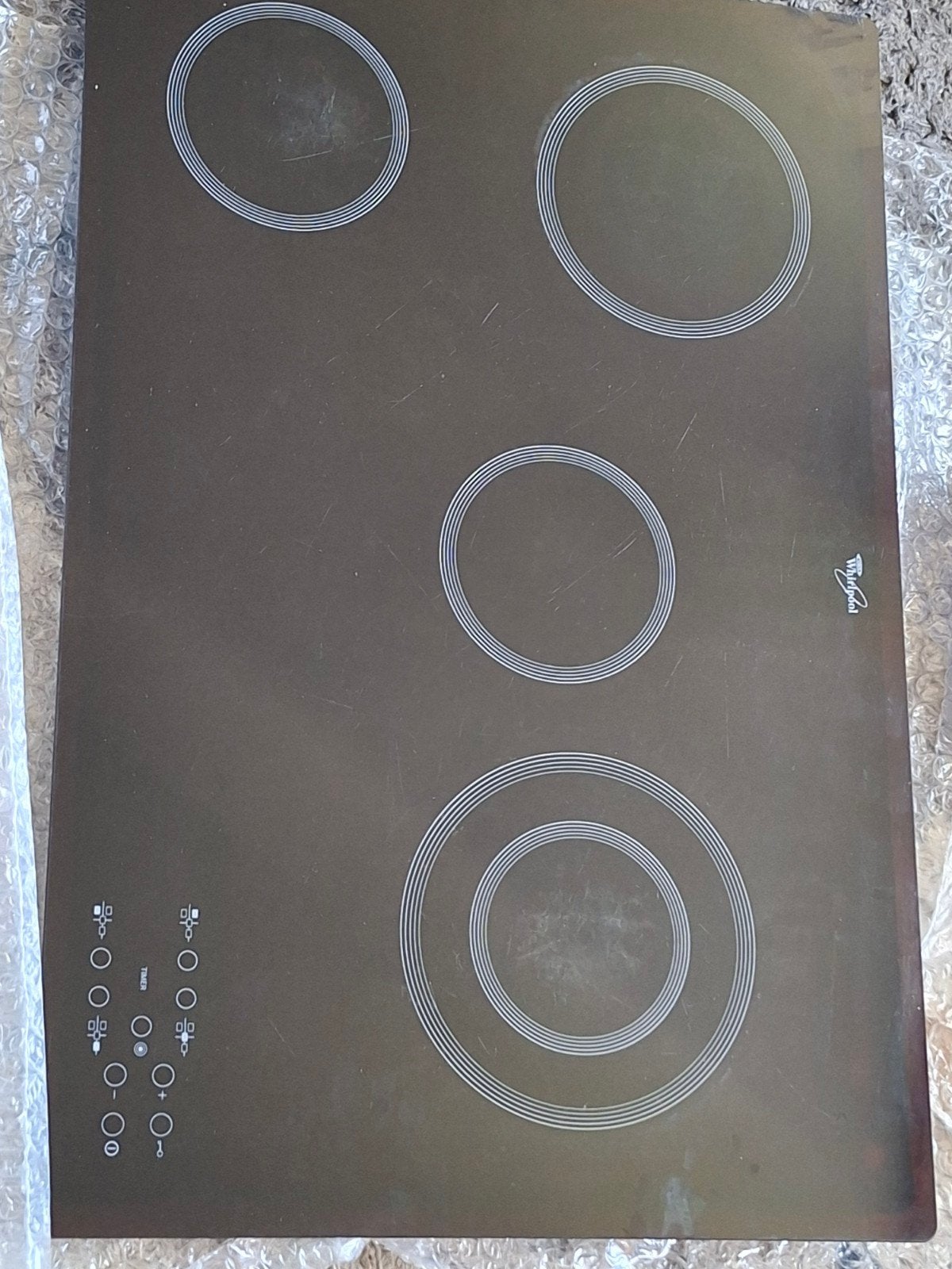 Taque de cuisson en céramique Whirlpool, 4 zones de cuisson, Comme neuf, Enlèvement, Encastré