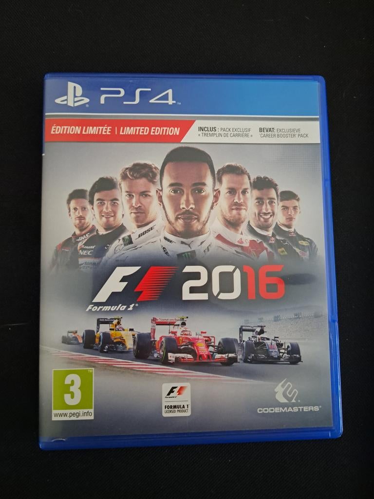 PS4 Formule 1 2016, Consoles de jeu & Jeux vidéo, Jeux | Sony PlayStation Vita, 1 joueur, Comme neuf, Course et Pilotage, Enlèvement