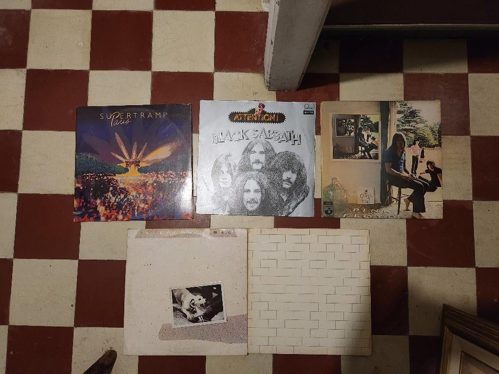 250LP LOT ROCK POP EXPERIMENTAL PINK FLOYD U2 BLACK SABBATH, 12 pouces, Pop rock, 1970 - 1979, Enlèvement
