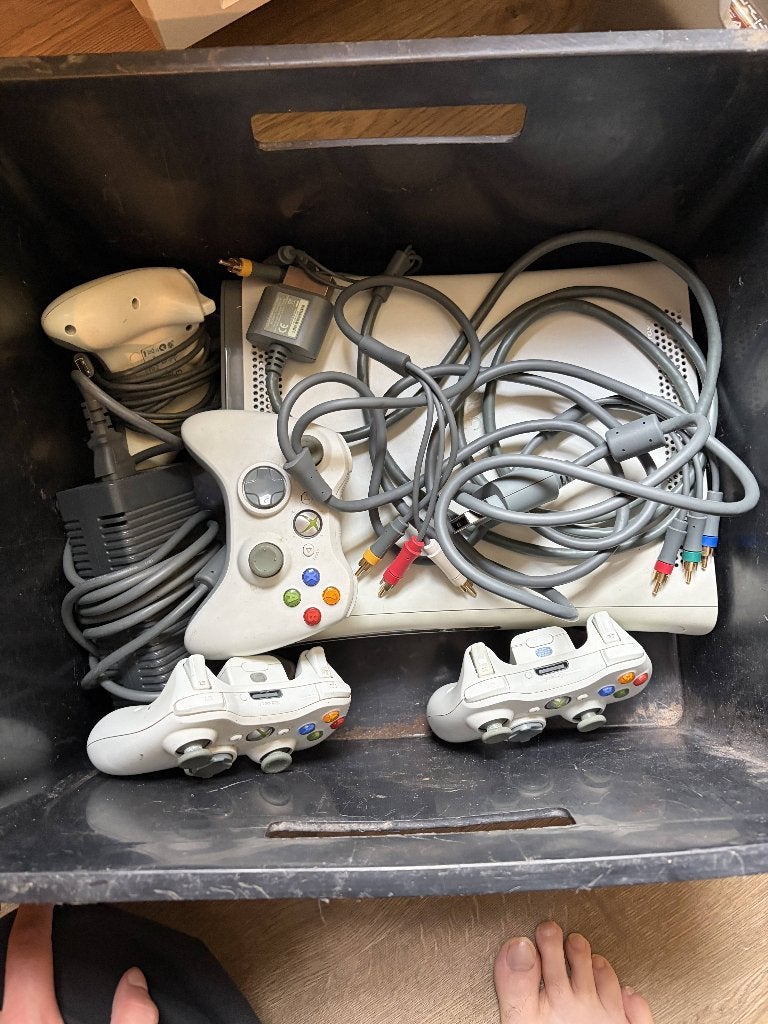 xbox360, Consoles de jeu & Jeux vidéo, Consoles de jeu | Xbox 360, Enlèvement, Utilisé, Avec 3 manettes ou plus, Avec jeux