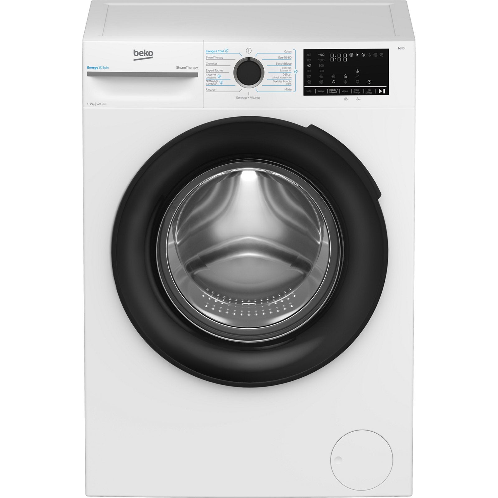 Wasmachine, 1200 à 1600 tours, Comme neuf, Chargeur frontal, Enlèvement