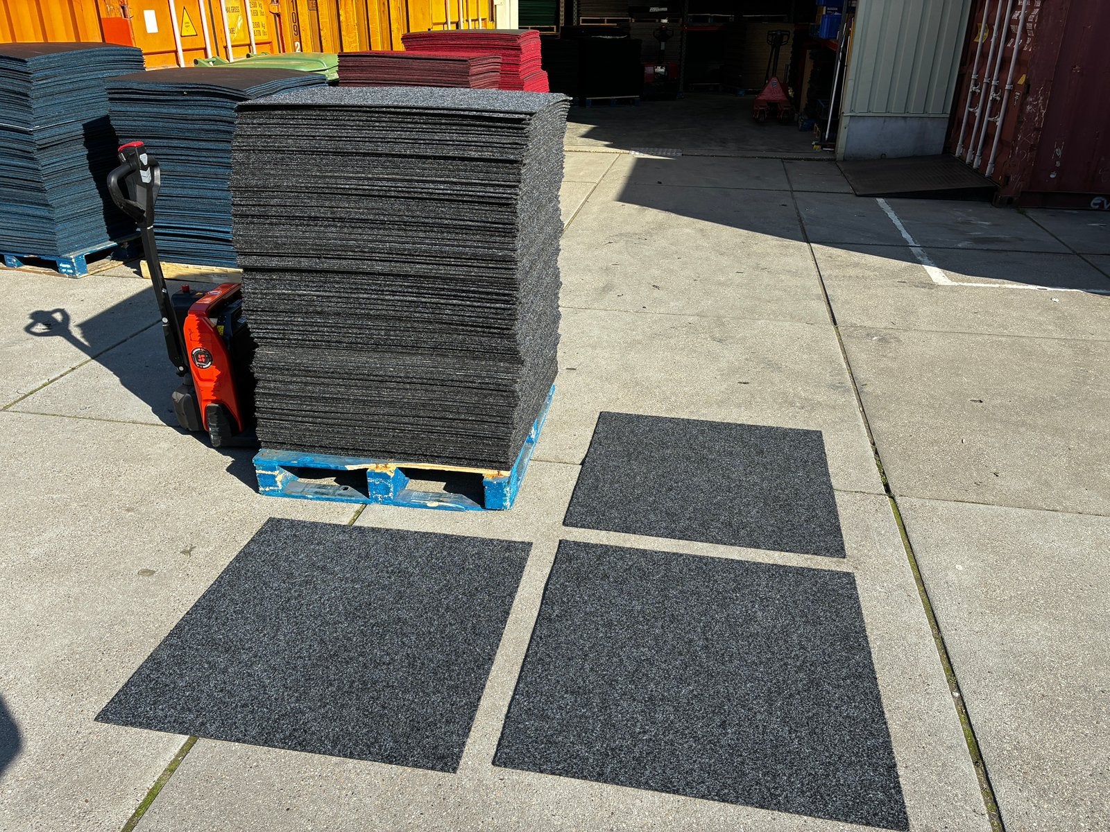 Carrelage de moquette/sol 5000 m2, Enlèvement