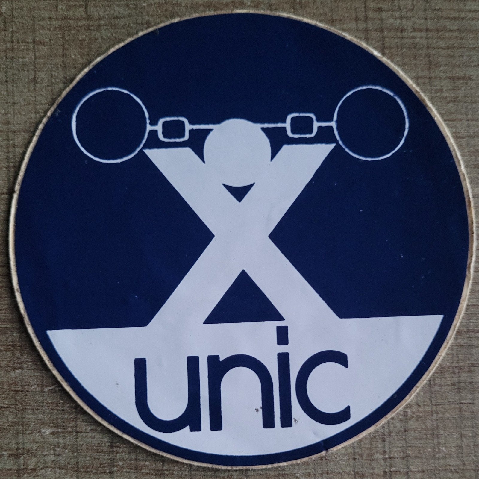 Oude sticker: UNIC supermarkt, Ophalen of Verzenden, Gebruikt, Winkel of Supermarkt
