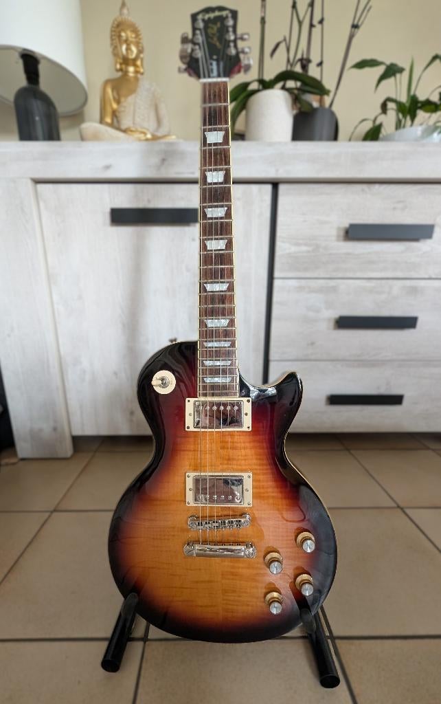 epiphone les paul, Muziek en Instrumenten, Snaarinstrumenten | Gitaren | Elektrisch, Ophalen, Zo goed als nieuw, Solid body, Epiphone
