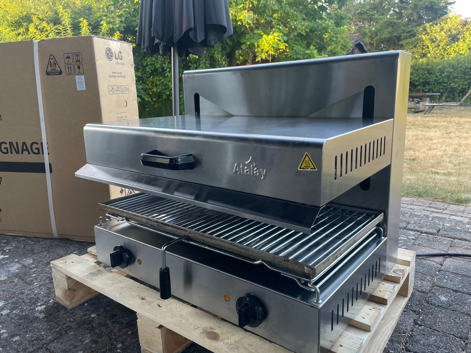 Elektrische Grill– Zo Goed Als Nieuw - verstelbare hoogte, Zakelijke goederen, Ophalen