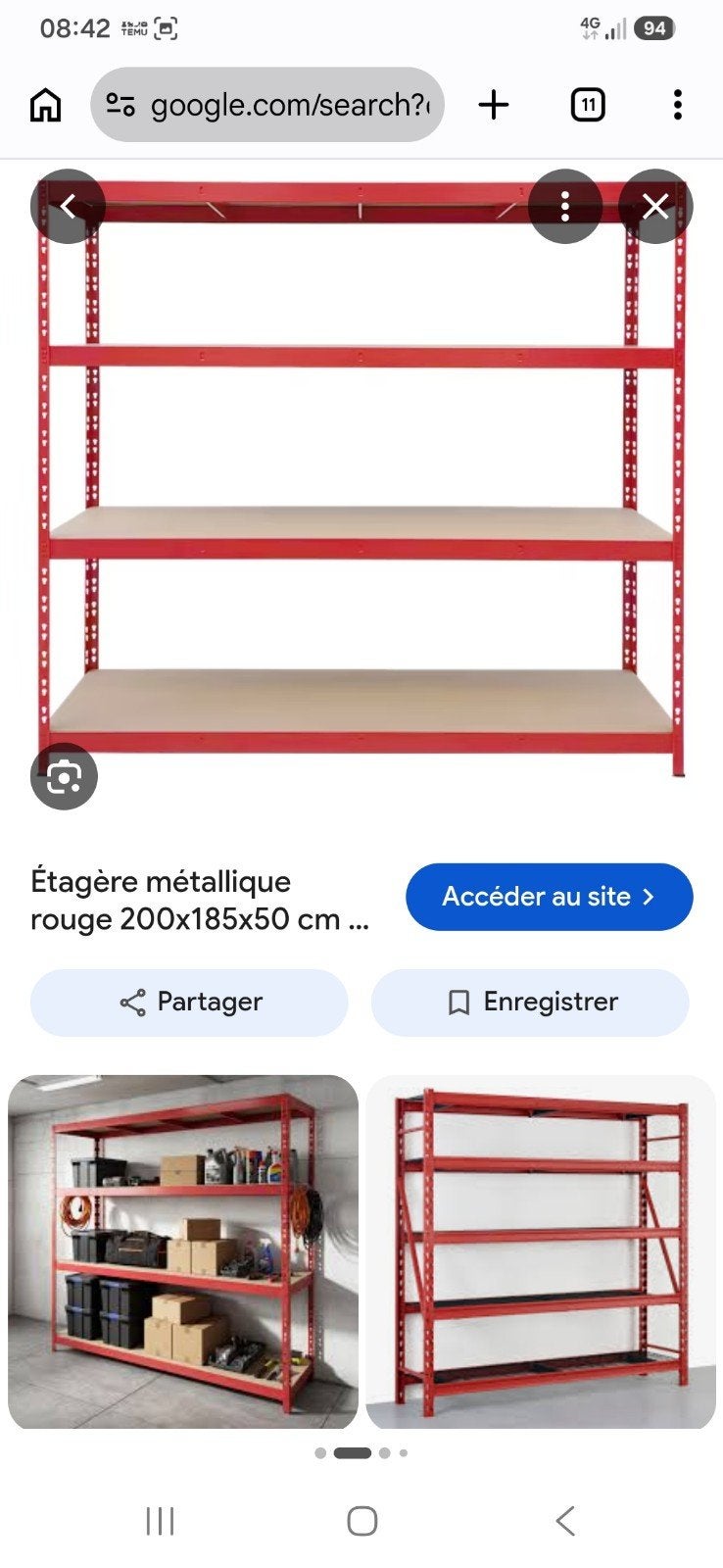 3 étagères industrielles Neuves jamais montées! encore emba, Articles professionnels, Enlèvement