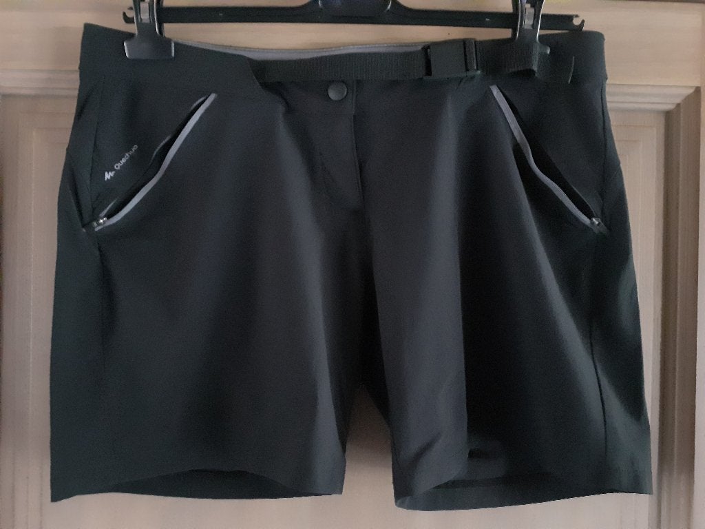 Quechua Wandelshort voor dames maat 42, Kort, Zwart, Maat 42/44 (L), Ophalen of Verzenden