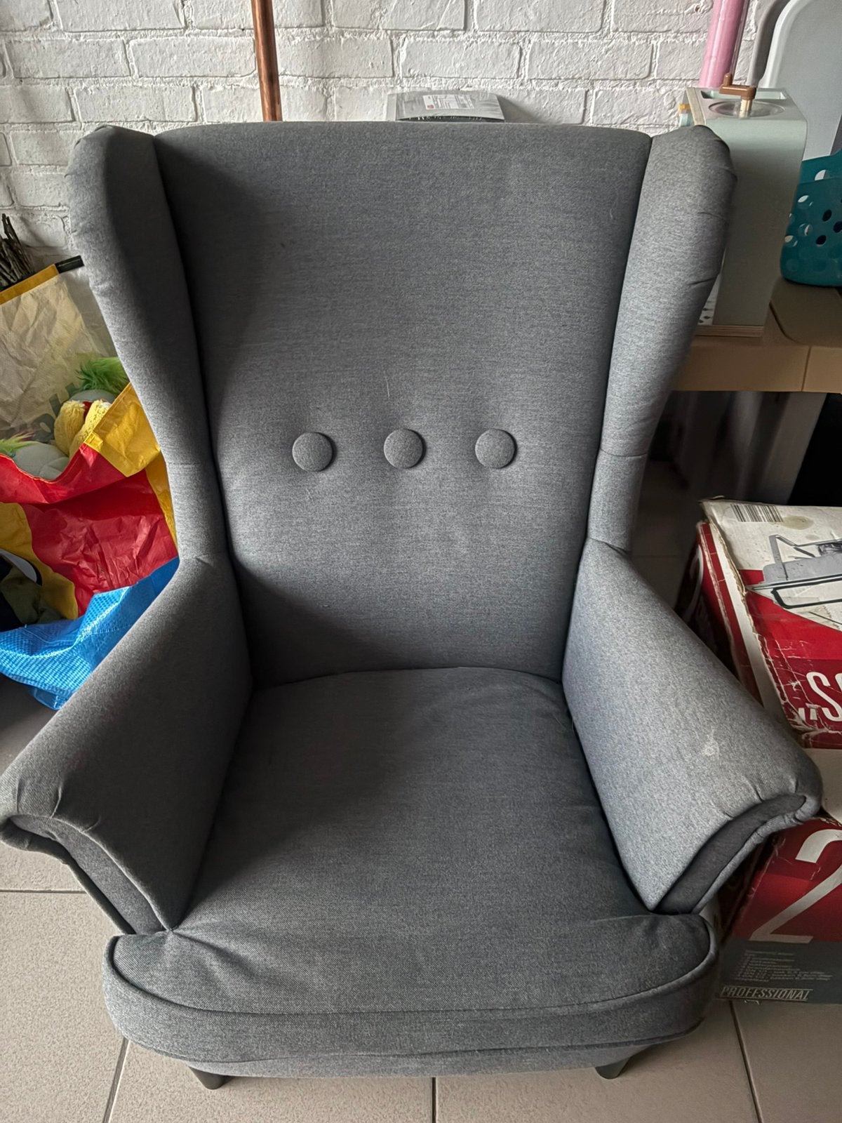 Zetel ikea strandmon, Maison & Meubles, Enlèvement, Comme neuf, Tissus