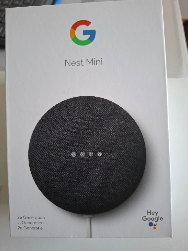 Google Nest Mini, Chargeur inclus, Enlèvement, Comme neuf, Google