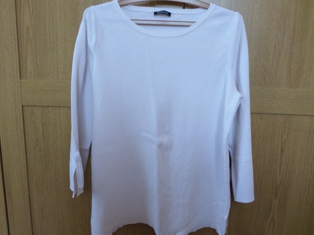 Bianca blouse dames dames wit grijs 38, Maat 38/40 (M), Bianca, Wit, Ophalen of Verzenden