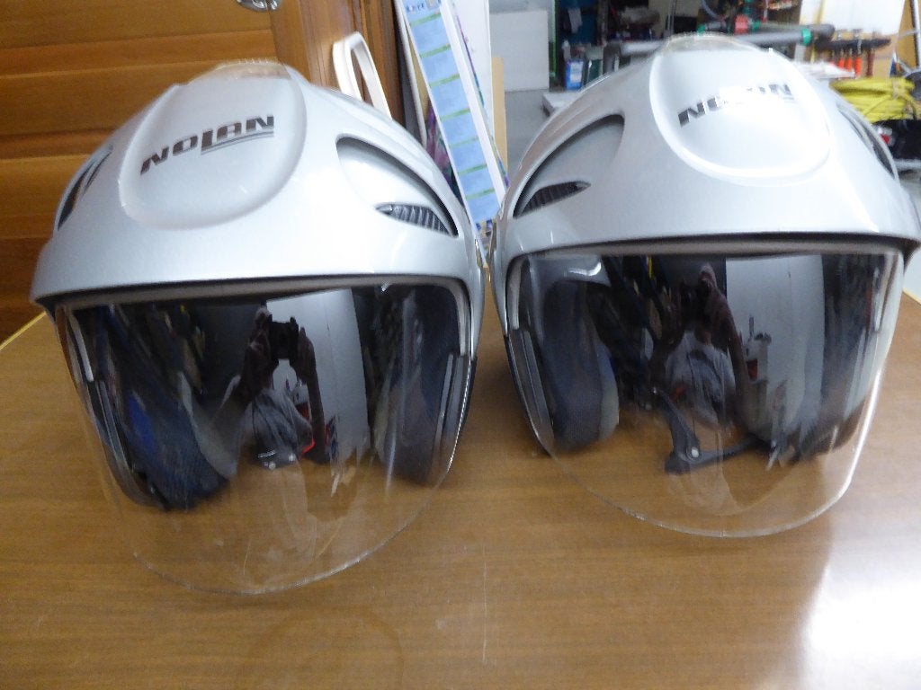 Helms jet, Fietsen en Brommers, Brommerhelmen, Ophalen, Zo goed als nieuw, Large