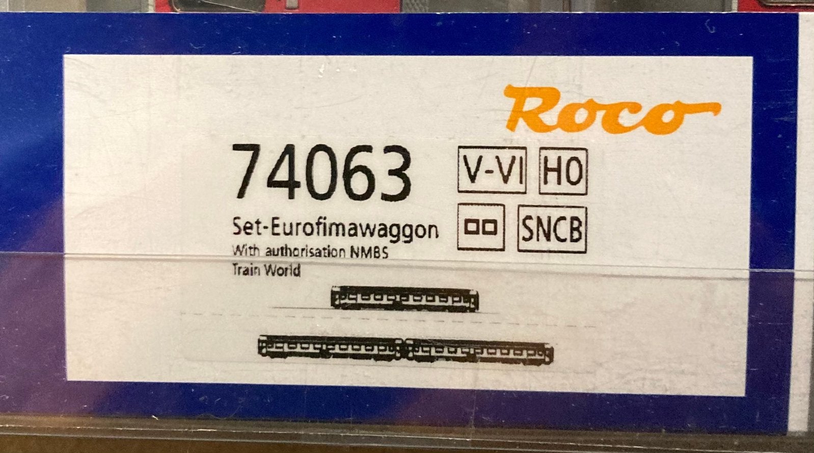 ROCO 74063 SNCB 3xI6 A+B memling new look, Enlèvement ou Envoi, Comme neuf, Roco, Set de Trains