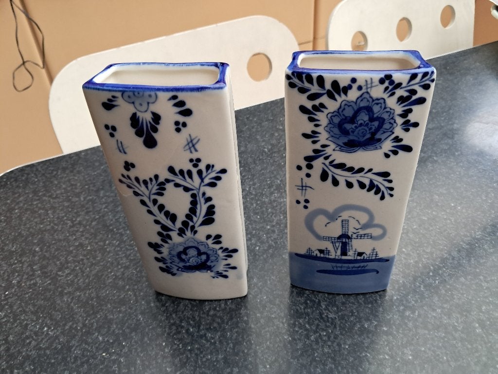 Waterbakje verwarming vintage Delfts blauw, Ophalen of Verzenden