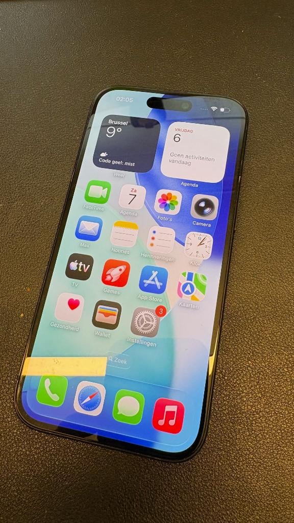 iPhone 15 - Zwart - 128 GB - Ziet er als nieuw uit!, Télécoms, Téléphonie mobile | Apple iPhone, 128 GB, IPhone 15, Comme neuf