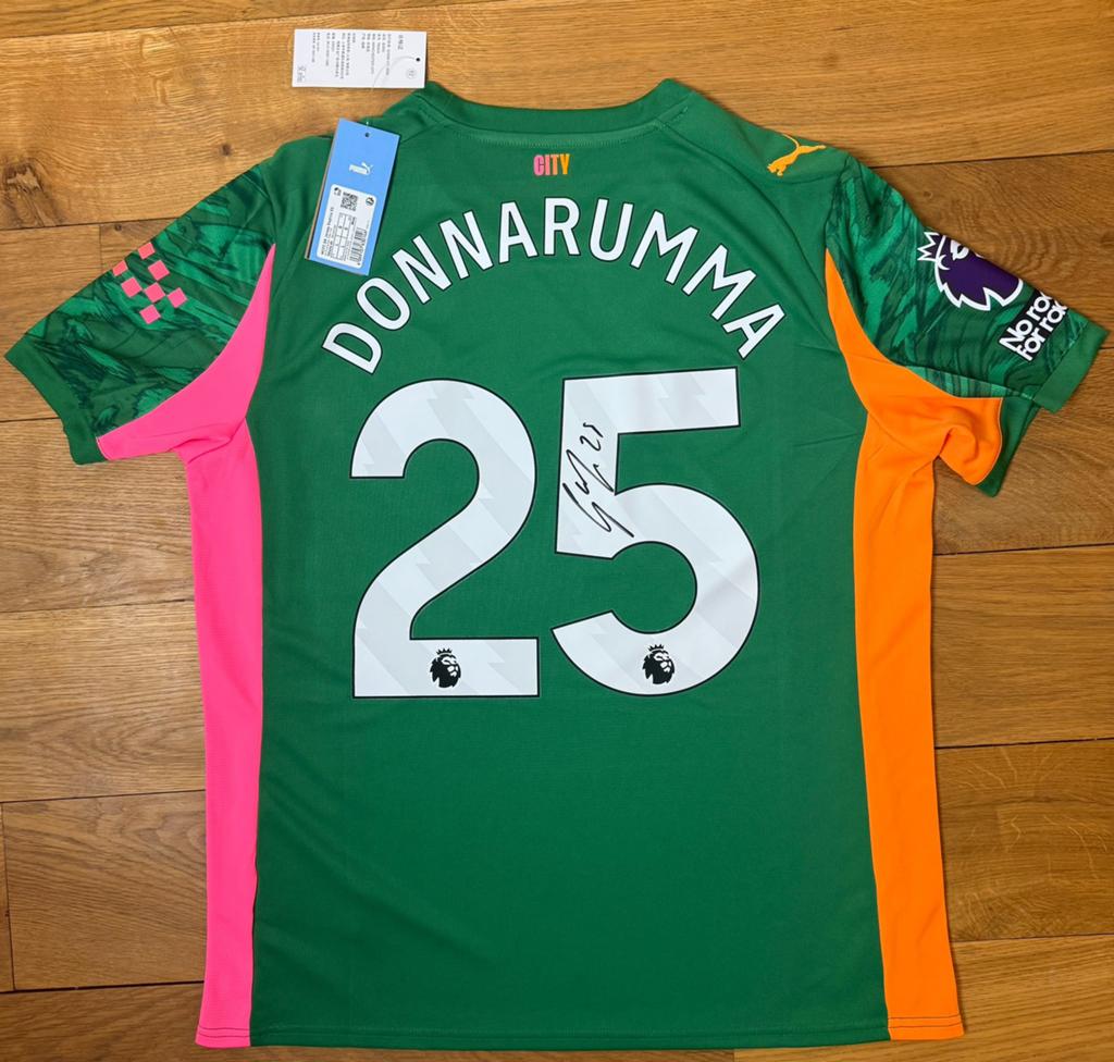 Gesigneerd Donnarumma shirt + fotobewijs, Sport en Fitness, Ophalen of Verzenden, Zo goed als nieuw, Shirt
