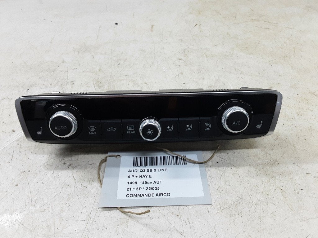 PANNEAU DE COMMANDE CLIMATISATION Audi Q3 Sportback (F3N), Utilisé, Audi