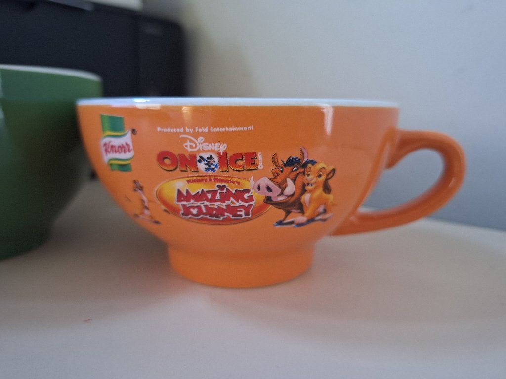 soepkop disney on ice, Ophalen of Verzenden, Zo goed als nieuw, Servies