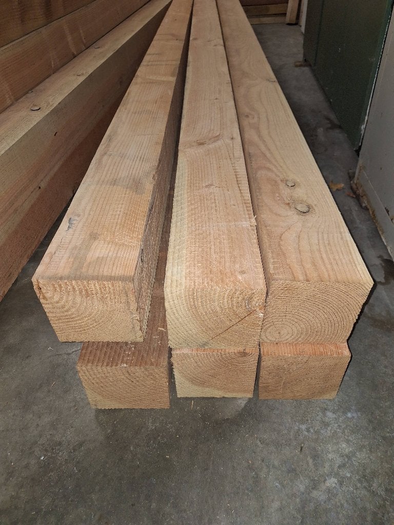 Douglas palen 3m00 x 15 x 15, Jardin & Terrasse, Enlèvement, Neuf, 250 cm ou plus, Poteaux