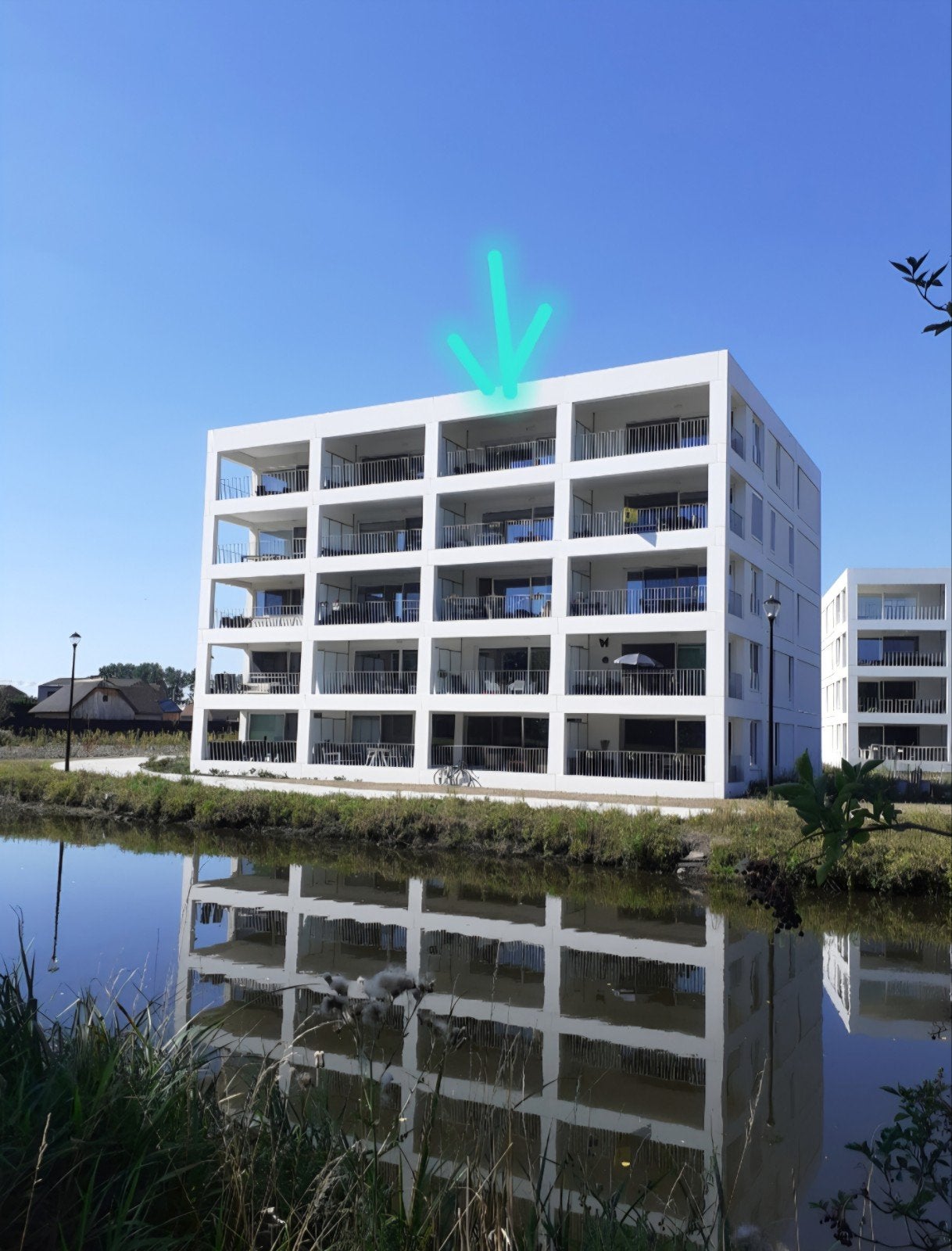Appartement 2 slpk. groot terras zuidgericht aan Moervaart., Lokeren (9160) of omgeving, 29 kWh/m²/jaar, Verkoop zonder makelaar