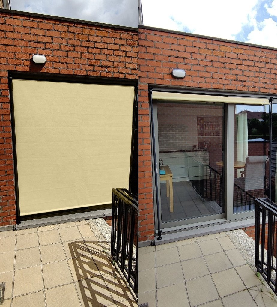 Buiten rolgordijn zonnewering 200 x 270 cm, Maison & Meubles, Ameublement | Rideaux & Stores à lamelles, Neuf, 200 cm, Store enrouleur