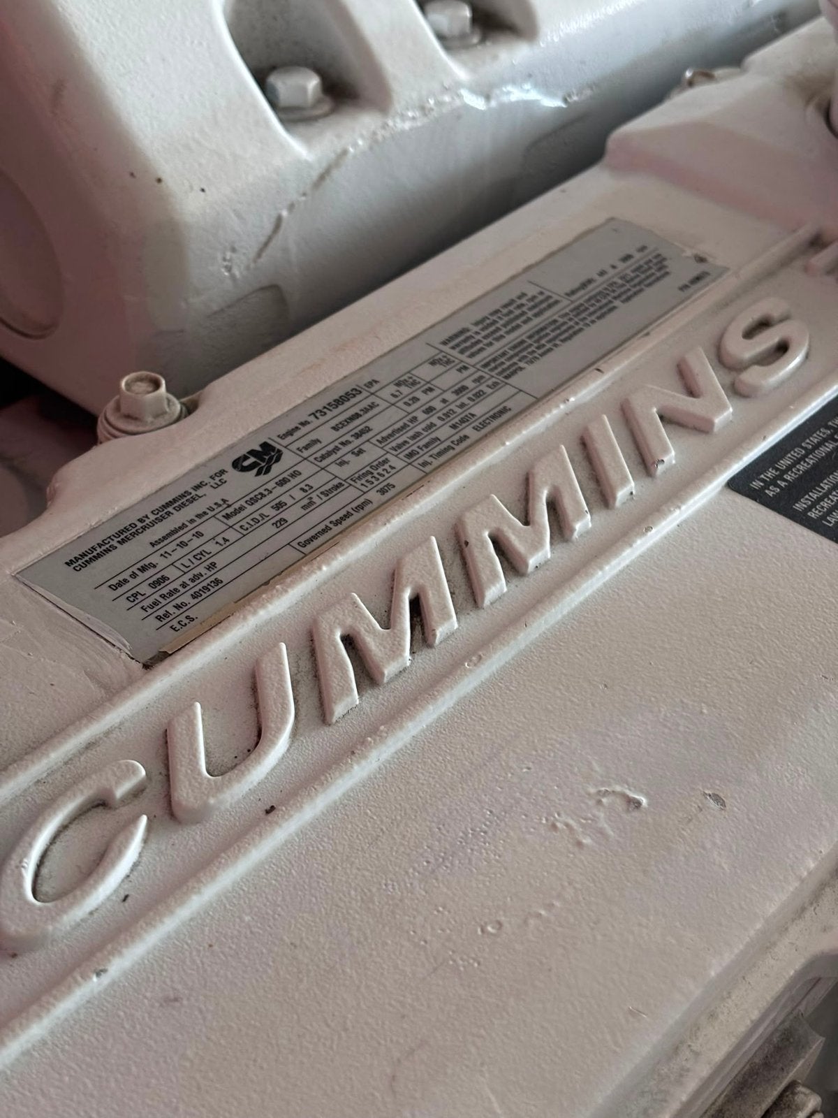Cummins :2 sets QSC8.3-600 HO scheepsmotore, Watersport en Boten, Ophalen of Verzenden, Nieuw, Motor en Techniek, Motorboot