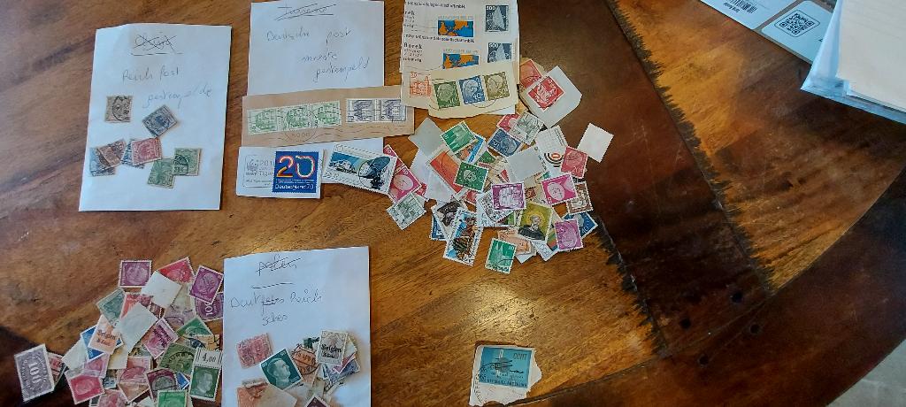 postzegels , meestal Duits, Argentinia, Postzegels en Munten, Postzegels | Europa | België, Ophalen, Frankeerzegel, Gestempeld