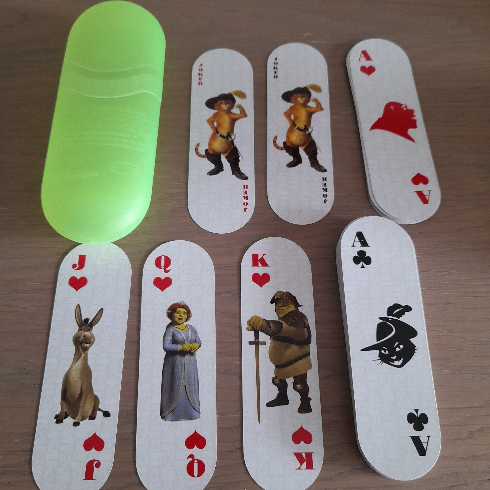 Speelkaarten ovaal Shrek DreamWorks., Collections, Enlèvement, Carte(s) à jouer
