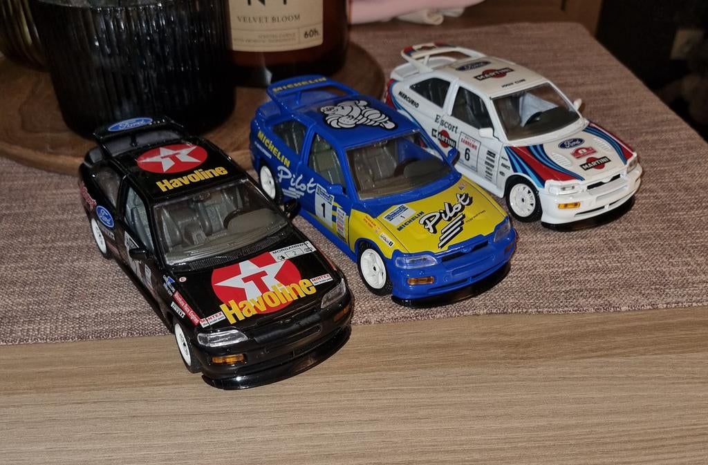 Ford escort cosworth modelauto's, Ophalen, Zo goed als nieuw, Auto, Burago