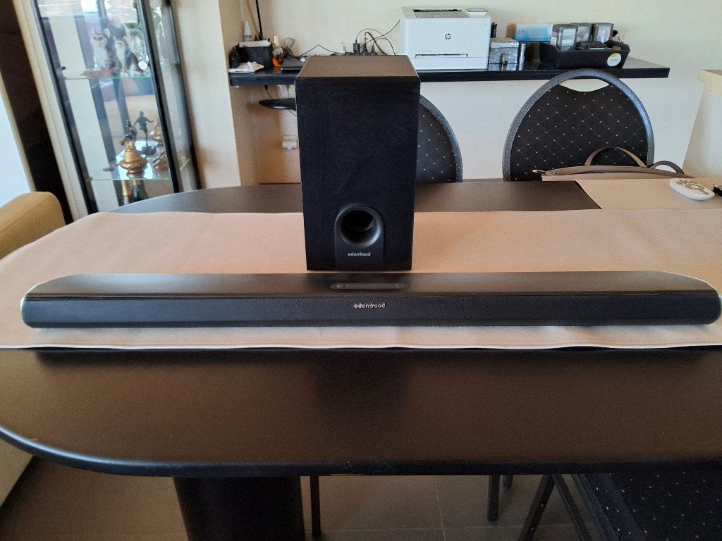 SOUNDBAR EDENWOUD MET BOX, Audio, Tv en Foto, Mp3-spelers | Accessoires | Overige merken, Ophalen, Zo goed als nieuw, Speaker