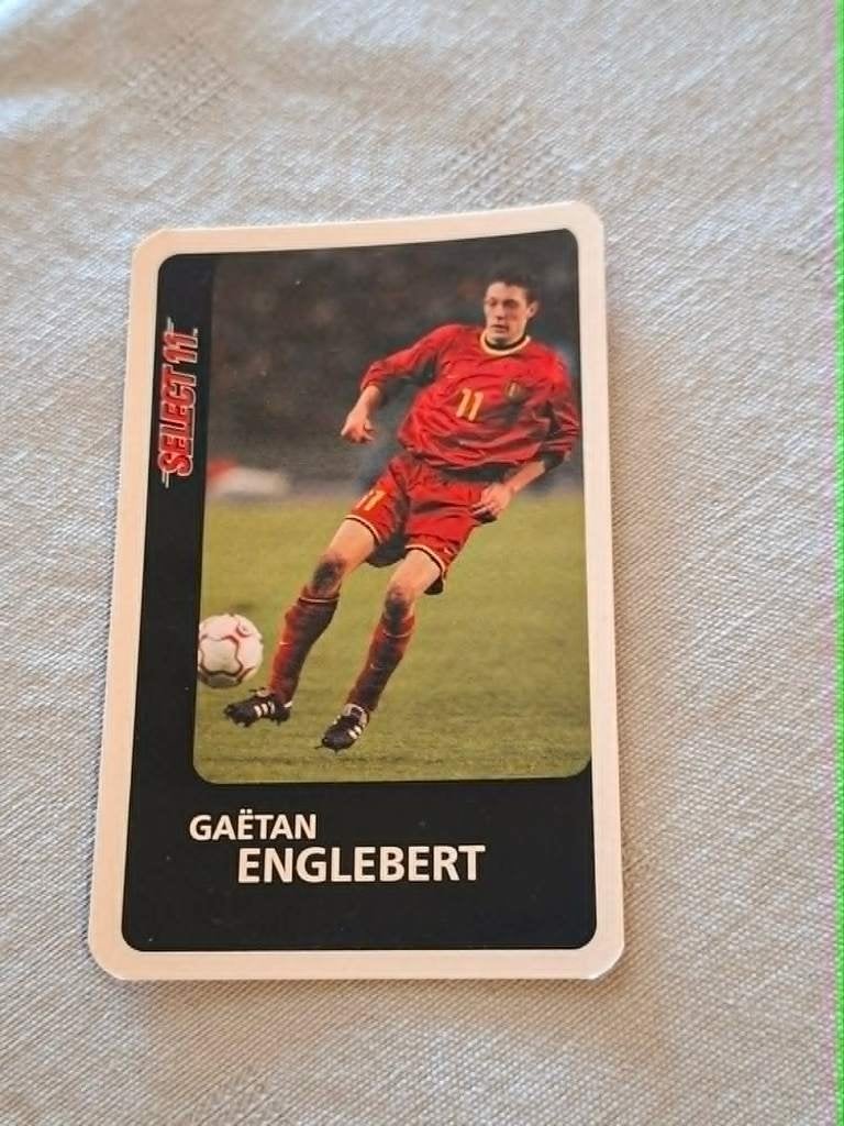 Voetbalkaart : Gaëtan Englebert / Rode Duivels, Verzamelen, Ophalen of Verzenden, Zo goed als nieuw, Spelerskaart