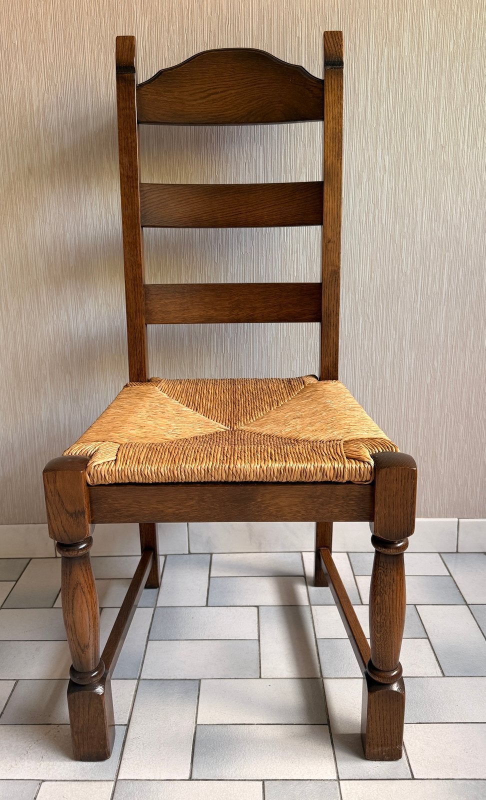 TE KOOP|Set van 6 stoelen, Ophalen, Gebruikt, Bruin, Hout