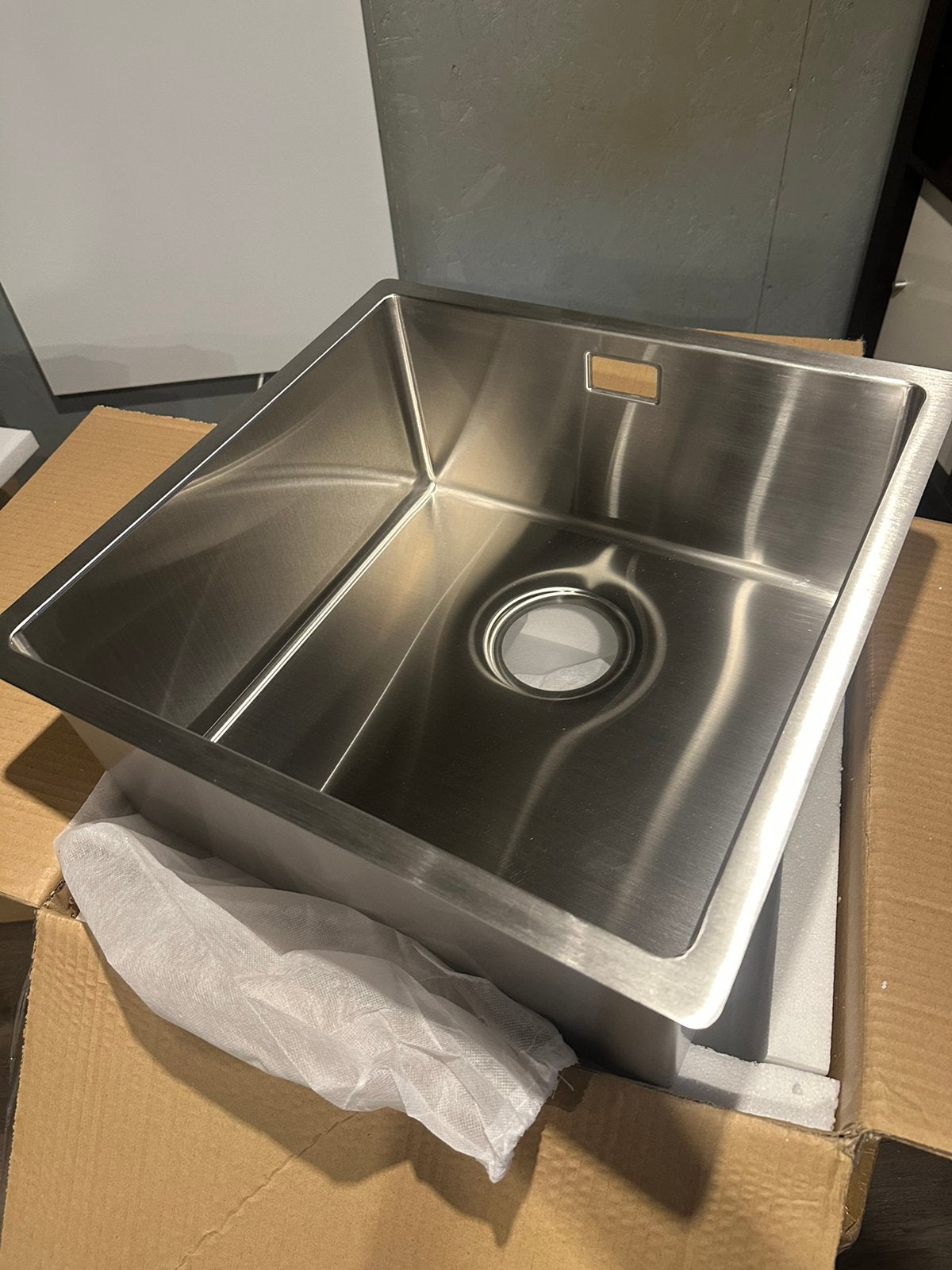 Luxe Rvs Spoelbak Mayer 440x 440x 200 mm Nieuw in Doos, Huis en Inrichting, Ophalen, Minder dan 50 cm, Nieuw, Minder dan 100 cm