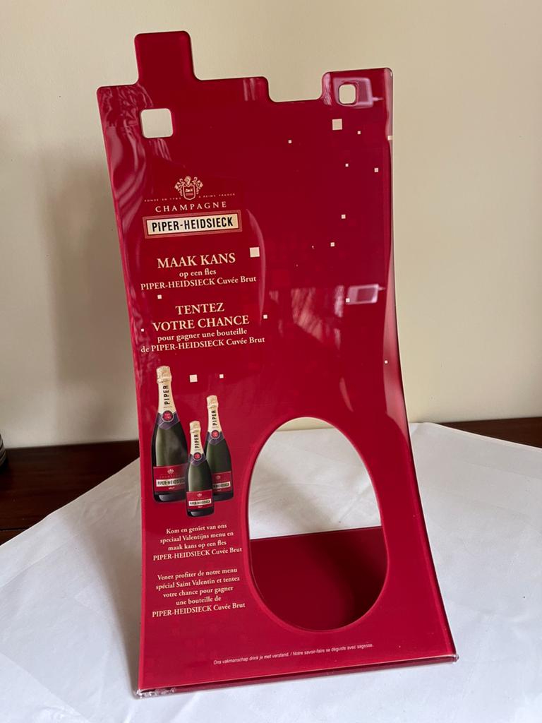 Display champagne piper heidsieck., Enlèvement ou Envoi, Comme neuf