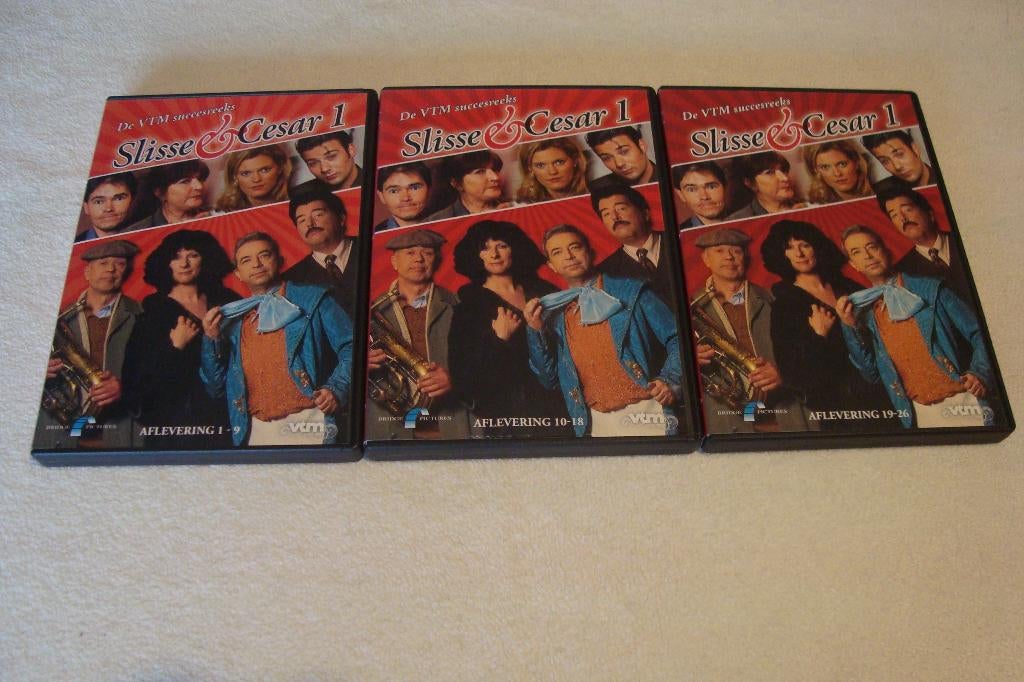 dvd box slisse & cesar seizoen 1, Ophalen of Verzenden, Komedie