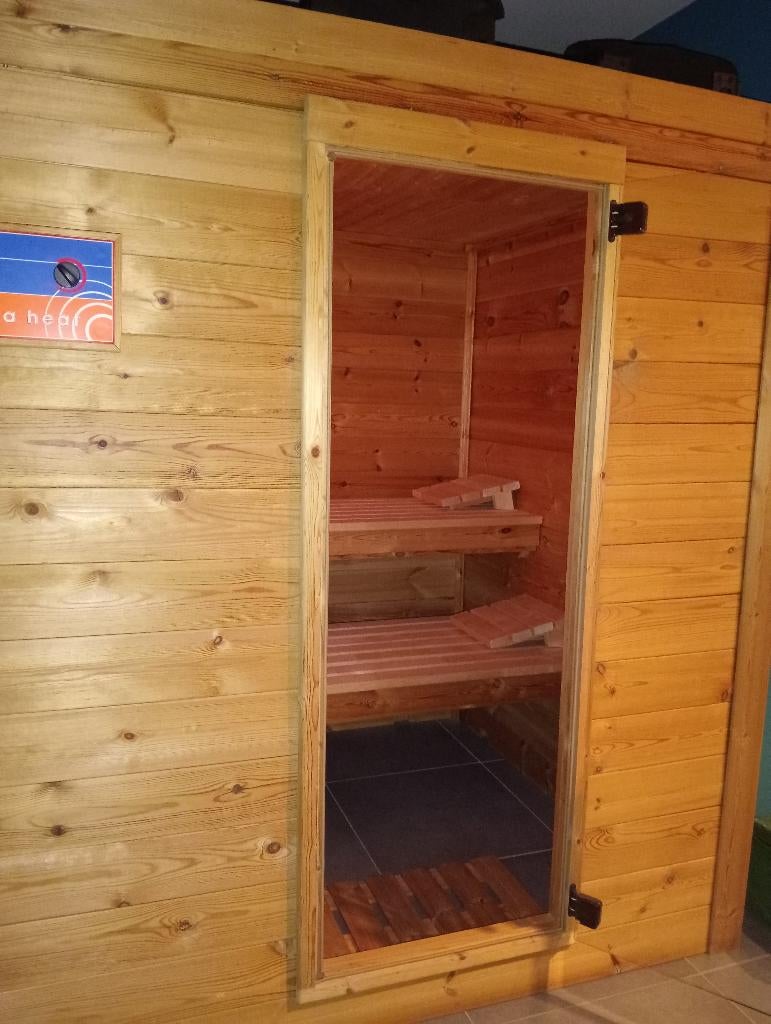 Sauna, Enlèvement, Comme neuf, Finlandais ou Traditionnel, Sauna complet
