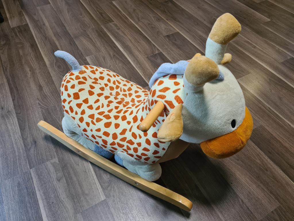 Schommel paard Giraf, Kinderen en Baby's, Ophalen, Zo goed als nieuw