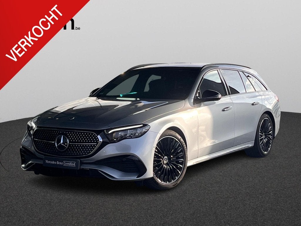 Mercedes-Benz E-Klasse Estate 300 de T Amg/Pano/Burm, Autos, Argent ou Gris, Electronic Stability Program (ESP), Entreprise, Hybride rechargeable