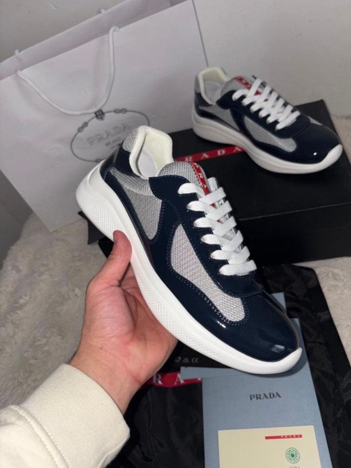 Prada cup bleu marine, Enlèvement ou Envoi, Neuf, Bleu