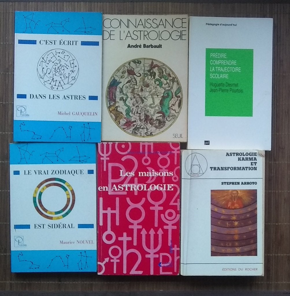 Six livres d'astrologie, Livres, Astrologie, Enlèvement, Utilisé, Autres types