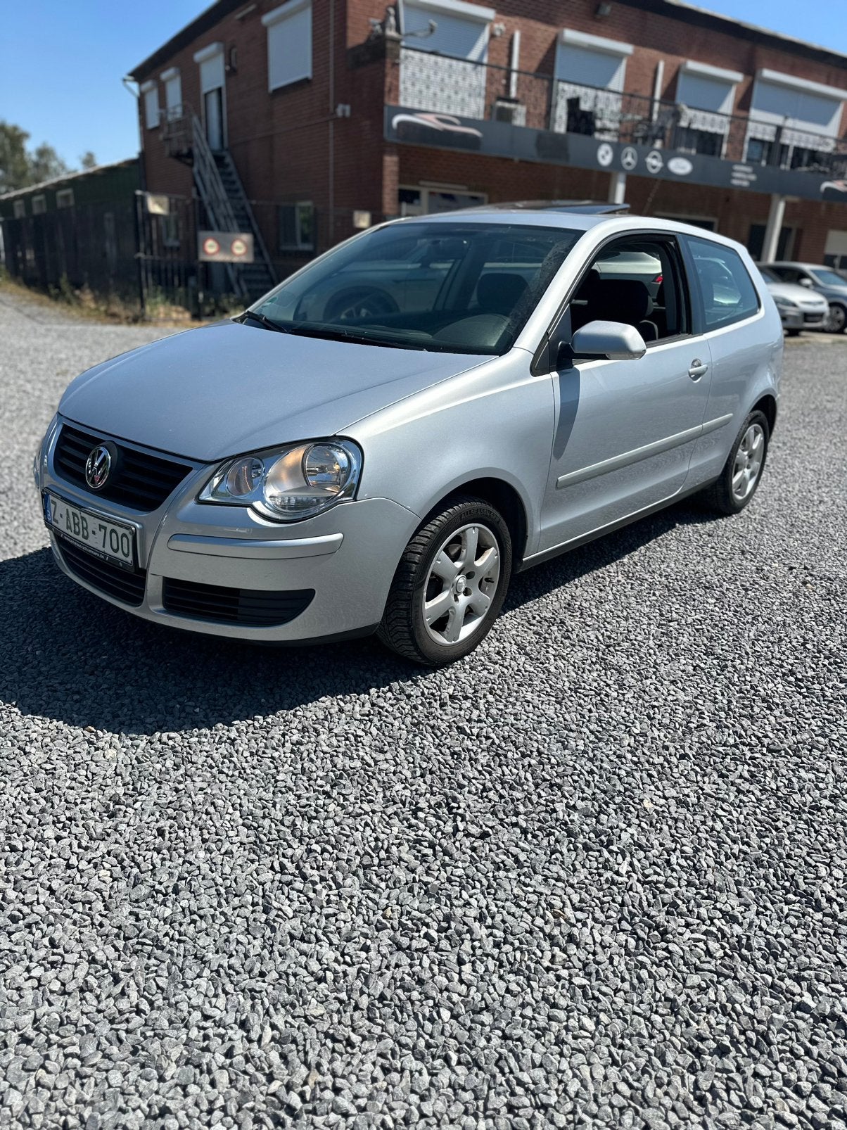Toit ouvrant Airco 16V de la Volkswagen Polo 1.4 homologué, Autos, 1395 cm³, Argent ou Gris, Achat, Rétroviseurs électriques