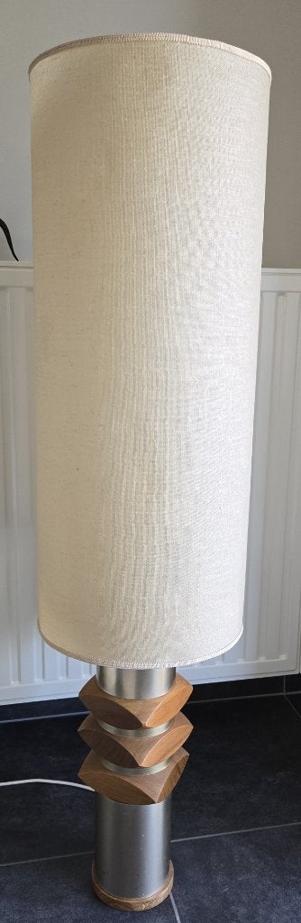 Zeldzame vintage vloerlamp uit Mid Century Modern periode, Huis en Inrichting, Ophalen, Gebruikt, 100 tot 150 cm, E27 (groot)