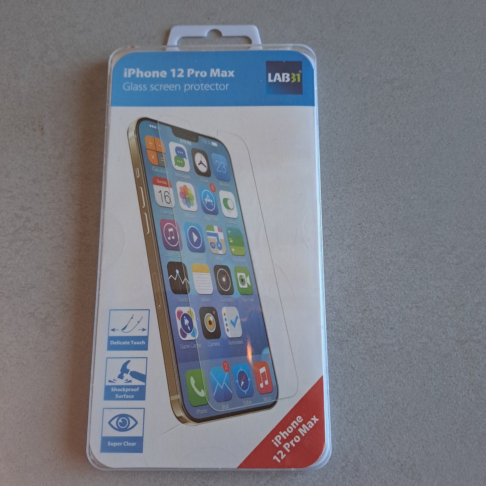 Protecteur d'écran en verre pour iPhone 12 Pro Max, Enlèvement