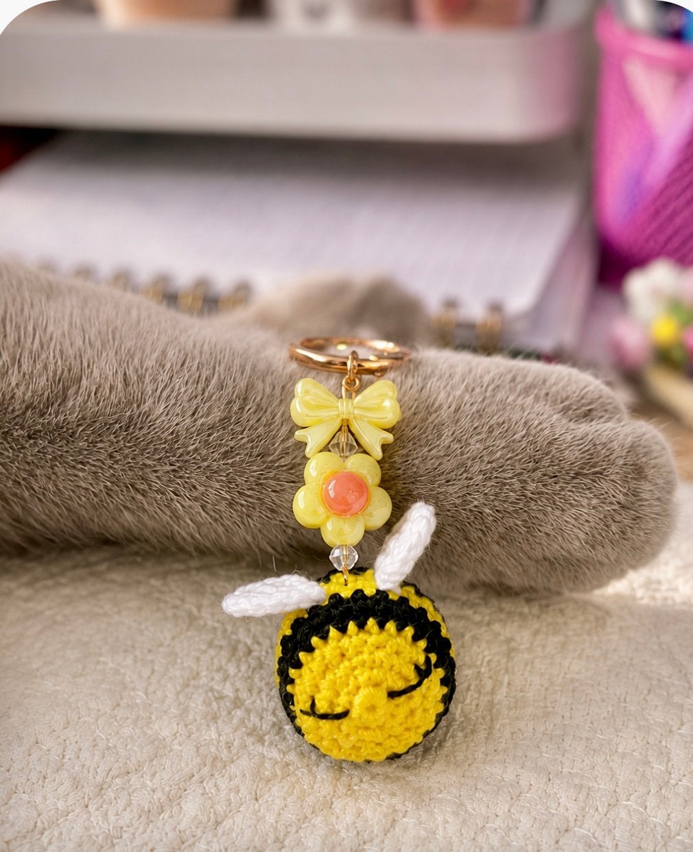Abeille amigurumi au crochet, Hobby en Vrije tijd, Breien en Haken, Ophalen of Verzenden, Nieuw, Haken, Overige typen