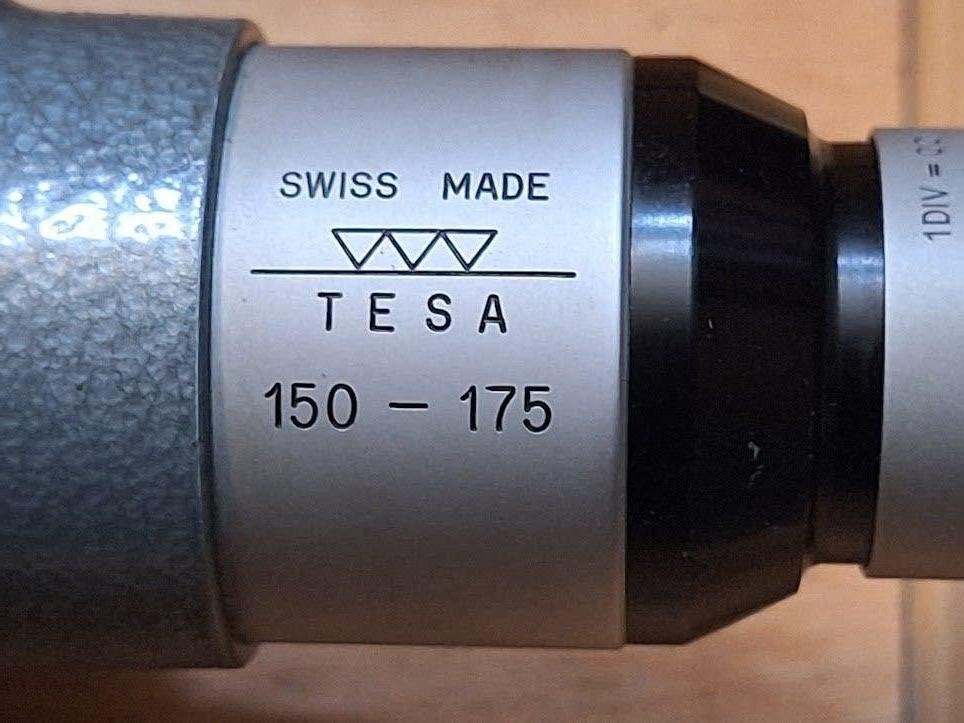 TESA  driepunts binnenmicrometer, Doe-het-zelf en Bouw, Draaibanken, Zo goed als nieuw, Overige typen, Minder dan 500 mm, Ophalen of Verzenden