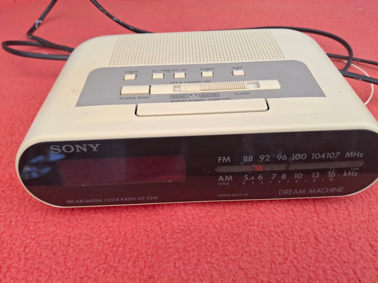 Radio van sony, Elektronische apparatuur, Wekkers, Ophalen