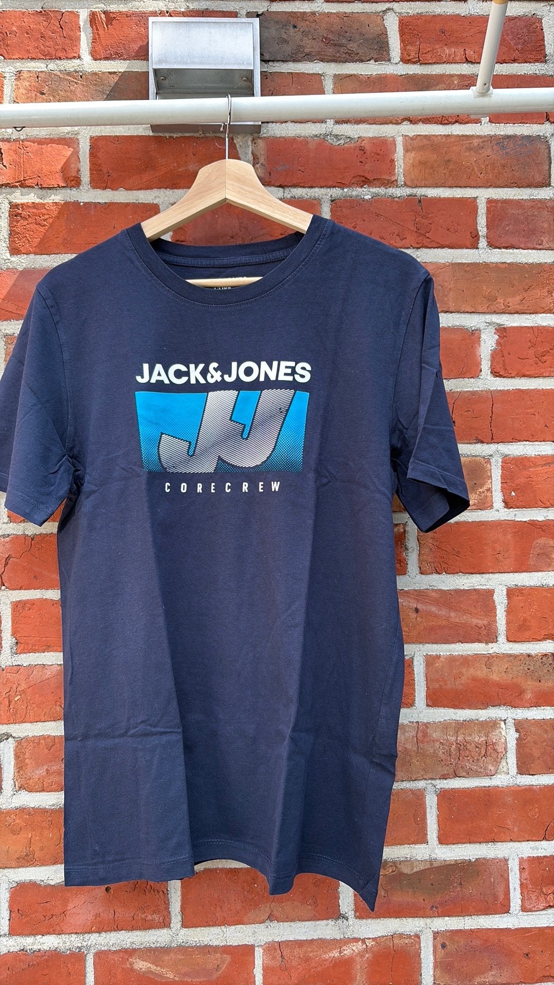T-shirt Jack & Jones, Enlèvement, Comme neuf, Taille 48/50 (M), Bleu