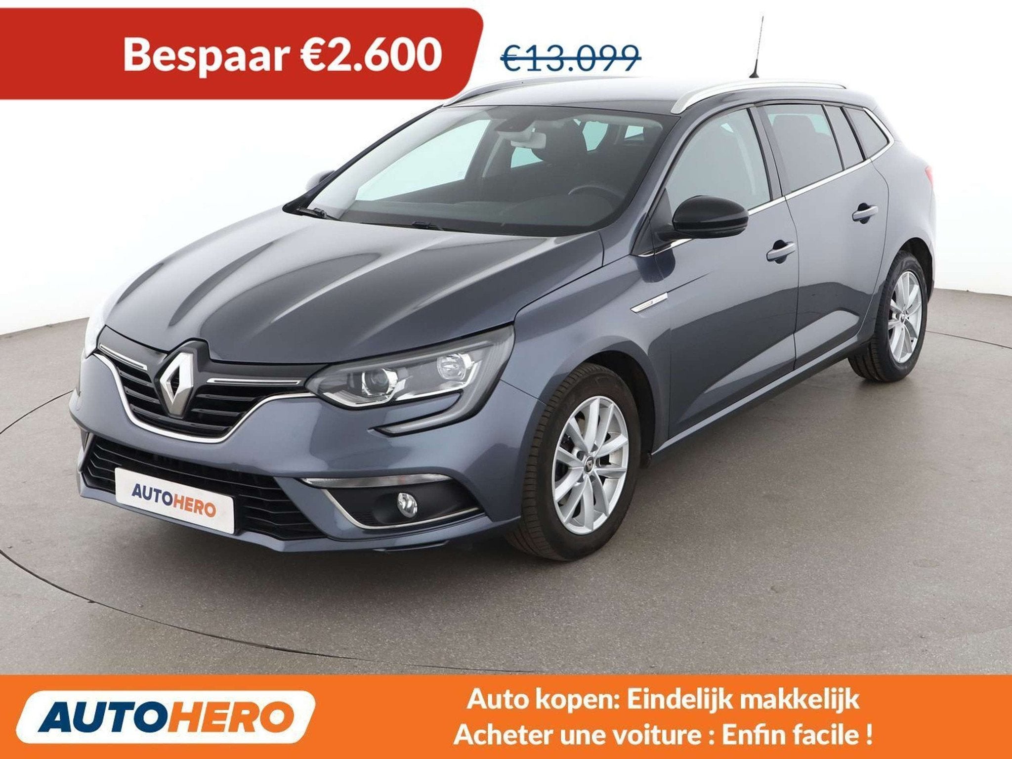 Renault Mégane 1.2 TCe Limited (bj 2017, automaat), Auto's, Stof, Gebruikt, Zwart, https://public.car-pass.be/vhr/690e6d92-e7fb-4a06-a476-65e7e2f2da10