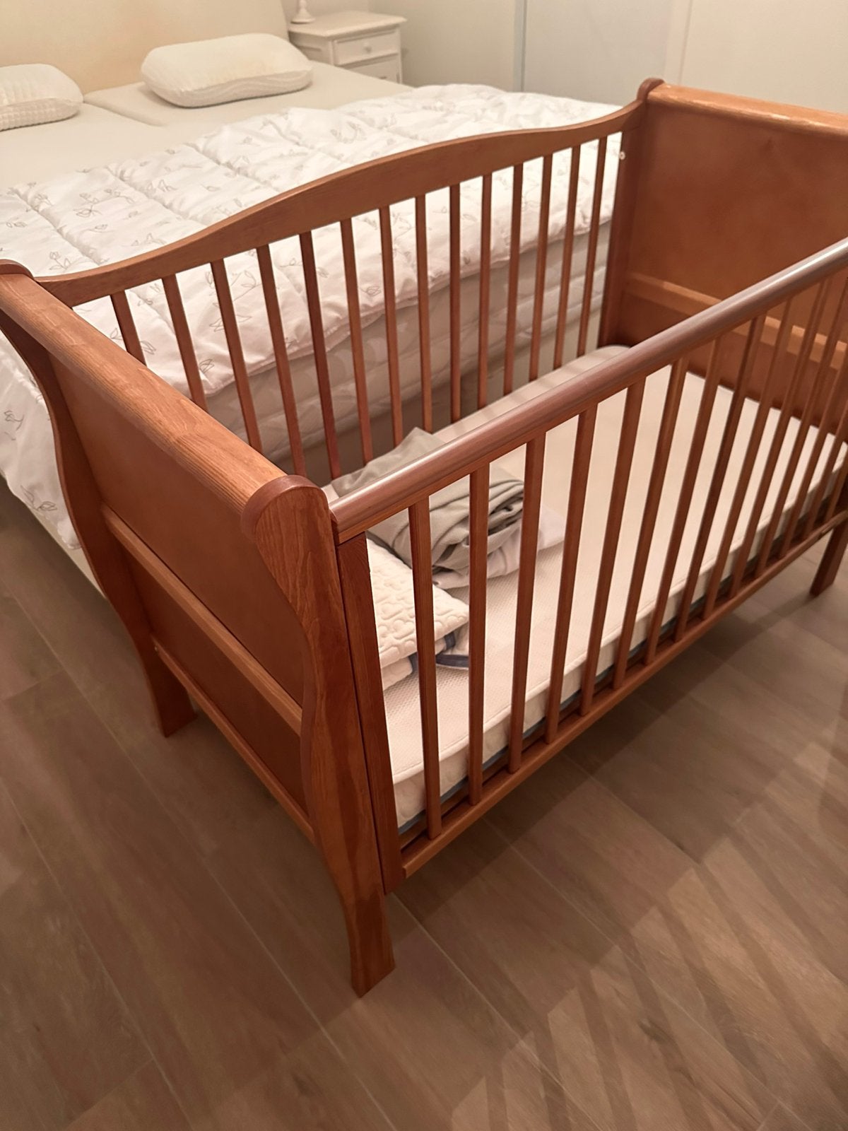 Kinderbedje met aerosleep pakket 60x120, Kinderen en Baby's, Ophalen, Gebruikt, Ledikant