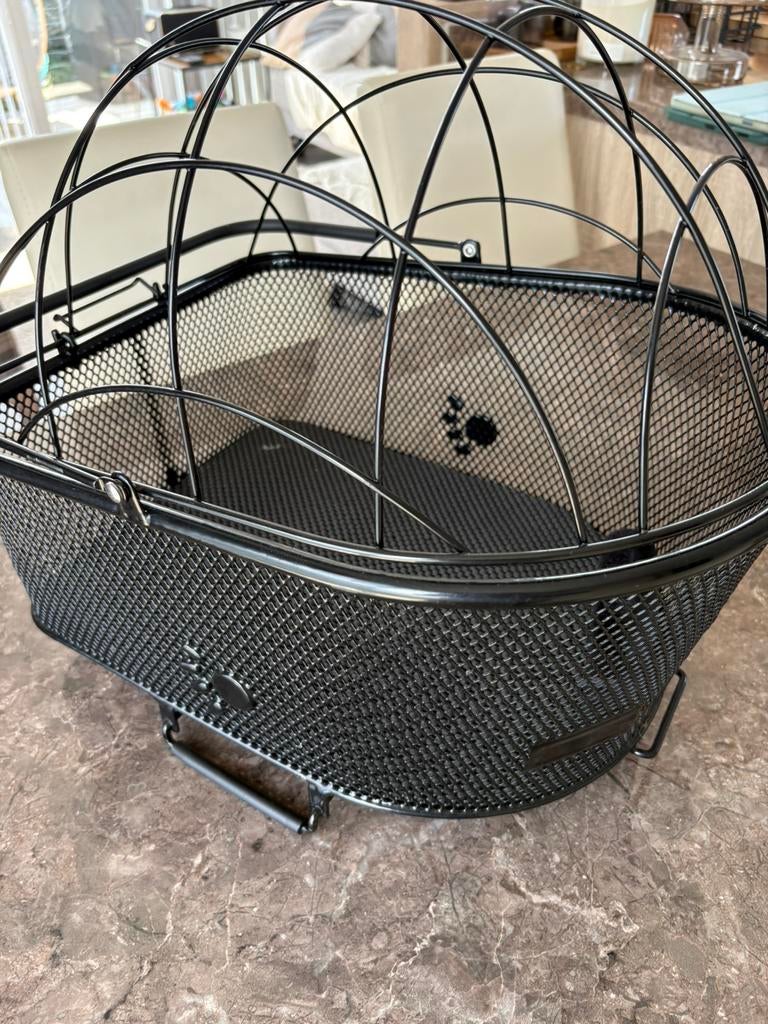 Metalen luxe fietsmandje voor kleine hond, Ophalen, Nieuw